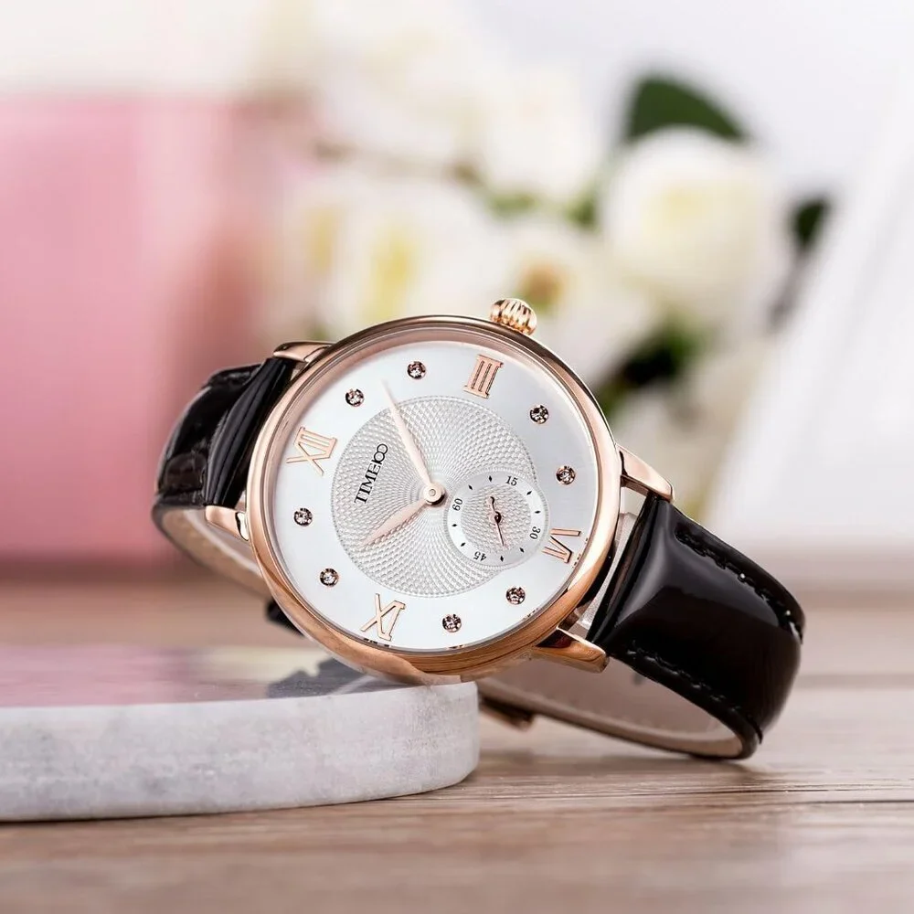 Women's Watches for Ladies Female Wrist Watch Leather Band Waterproof Thin Minim - Picture 7 of 9